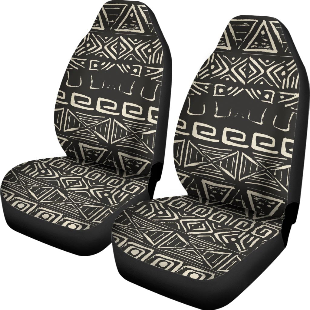 Beige Aztec Pattern Print Universal Fit Car Seat Covers