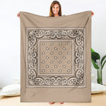 Beige Bandana Blanket