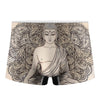 Beige Buddha Mandala Print Men's Boxer Briefs