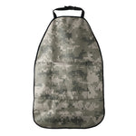 Beige Digital Camo Pattern Print Car Seat Organizers