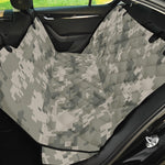 Beige Digital Camo Pattern Print Pet Car Back Seat Cover