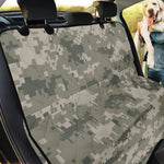 Beige Digital Camo Pattern Print Pet Car Back Seat Cover