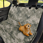 Beige Digital Camo Pattern Print Pet Car Back Seat Cover
