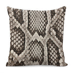 Beige Snakeskin Print Pillow Cover