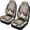 Beige Snakeskin Print Universal Fit Car Seat Covers