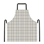 Beige Tattersall Pattern Print Apron