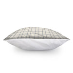 Beige Tattersall Pattern Print Pillow Cover