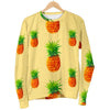 Beige Watercolor Pineapple Pattern Print Men's Crewneck Sweatshirt GearFrost
