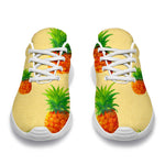 Beige Watercolor Pineapple Pattern Print Sport Shoes GearFrost
