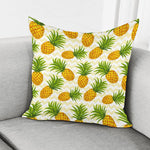 Beige Zig Zag Pineapple Pattern Print Pillow Cover