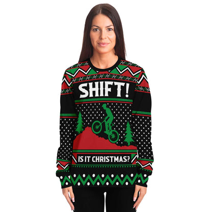 Shift Is It Christmas Ugly Christmas Sweater