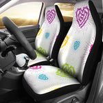 Bicycle Chain Heart Universal Fit Car Seat Covers GearFrost