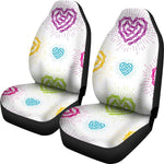 Bicycle Chain Heart Universal Fit Car Seat Covers GearFrost