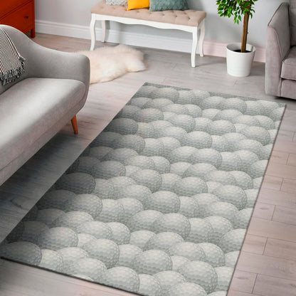 Big Golf Ball Pattern Print Area Rug