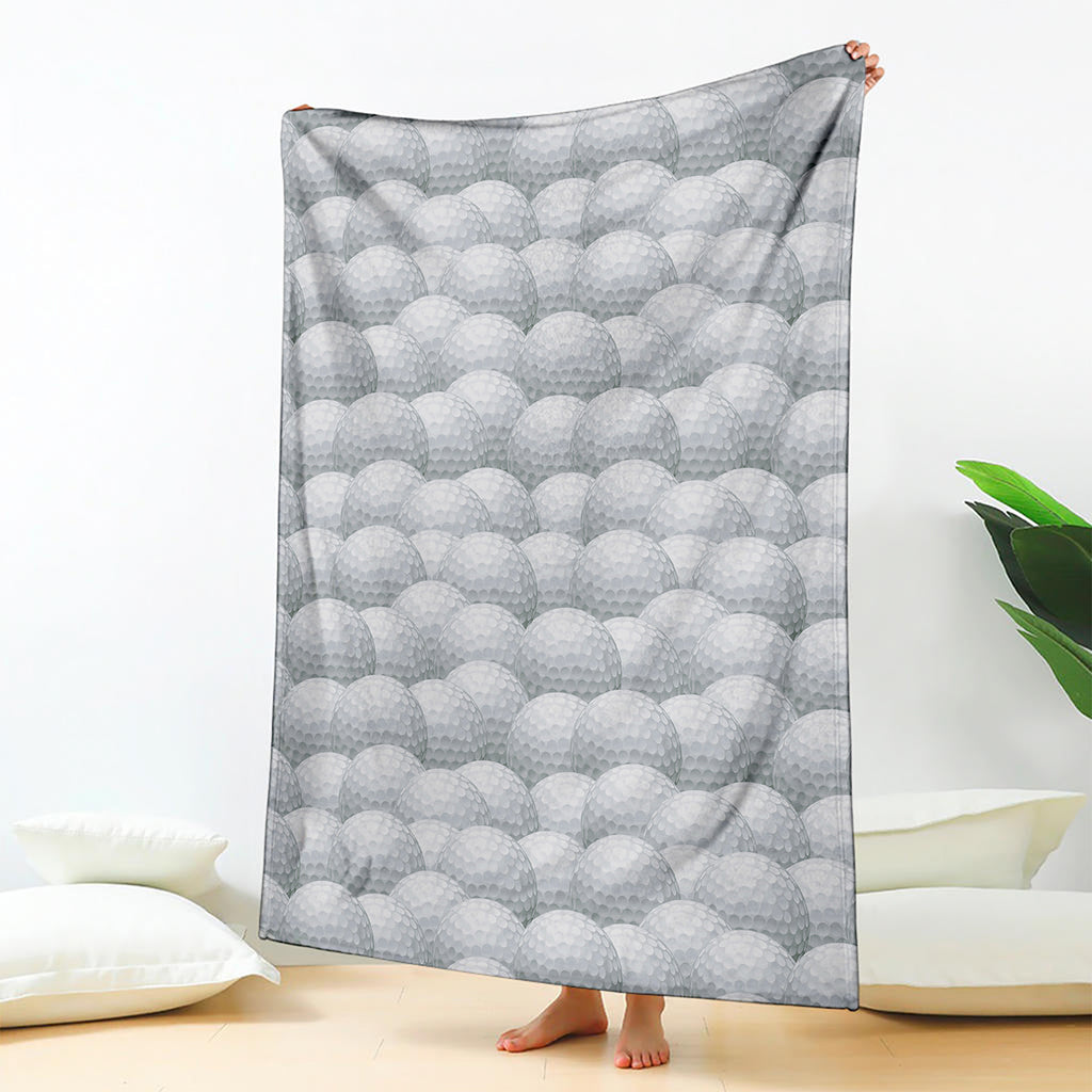 Big Golf Ball Pattern Print Blanket