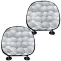 Big Golf Ball Pattern Print Car Headrest Covers