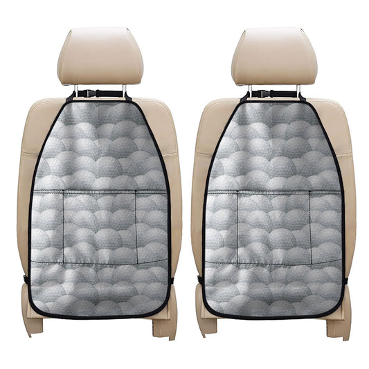 Big Golf Ball Pattern Print Car Seat Organizers