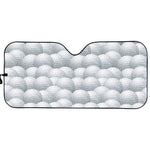 Big Golf Ball Pattern Print Car Sun Shade