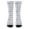 Big Golf Ball Pattern Print Crew Socks