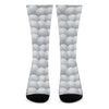 Big Golf Ball Pattern Print Crew Socks