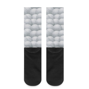 Big Golf Ball Pattern Print Crew Socks