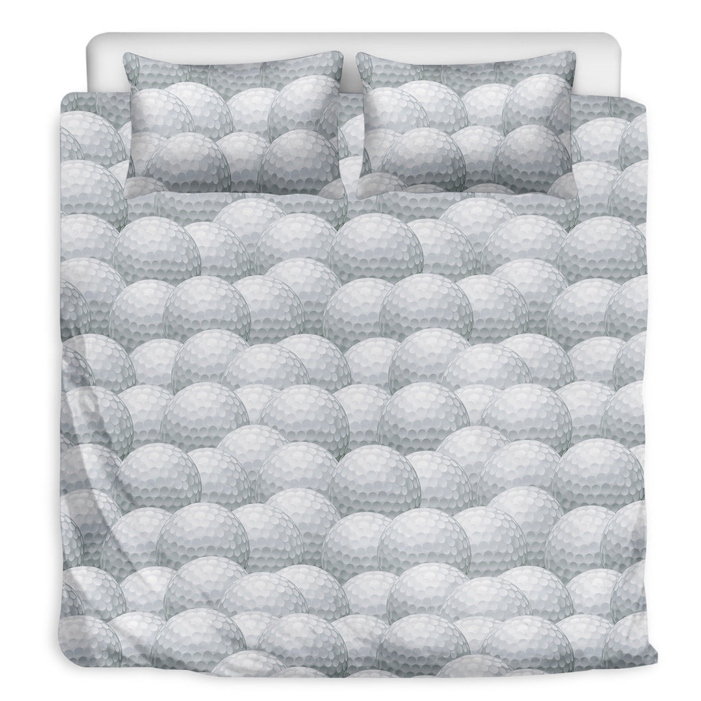 Big Golf Ball Pattern Print Duvet Cover Bedding Set