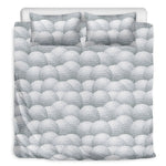 Big Golf Ball Pattern Print Duvet Cover Bedding Set