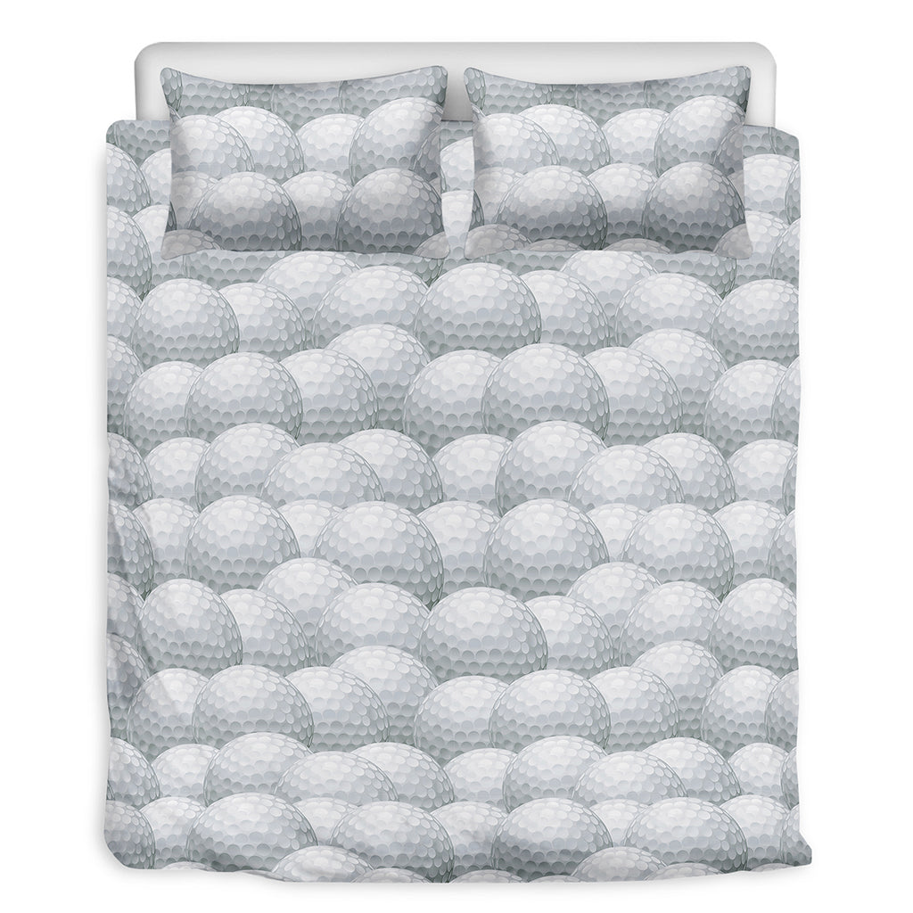 Big Golf Ball Pattern Print Duvet Cover Bedding Set