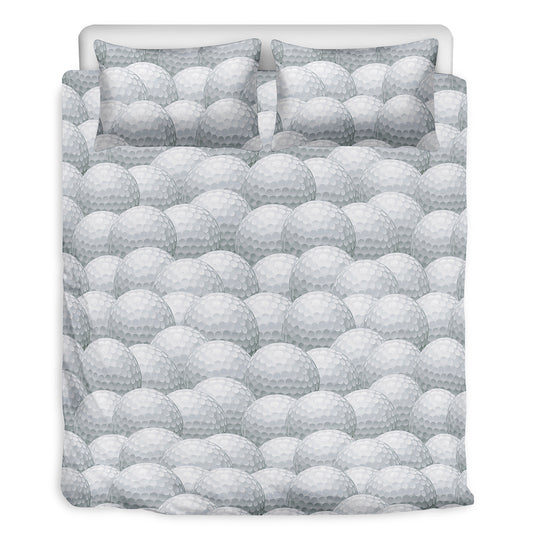 Big Golf Ball Pattern Print Duvet Cover Bedding Set