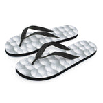 Big Golf Ball Pattern Print Flip Flops