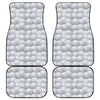 Big Golf Ball Pattern Print Front and Back Car Floor Mats