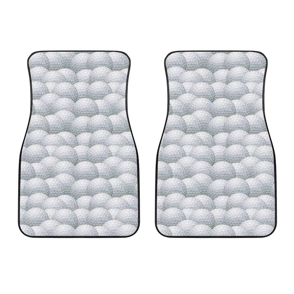 Big Golf Ball Pattern Print Front Car Floor Mats