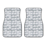 Big Golf Ball Pattern Print Front Car Floor Mats