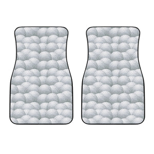 Big Golf Ball Pattern Print Front Car Floor Mats