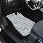 Big Golf Ball Pattern Print Front Car Floor Mats