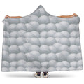 Big Golf Ball Pattern Print Hooded Blanket