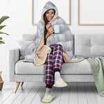 Big Golf Ball Pattern Print Hooded Blanket