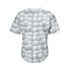 Big Golf Ball Pattern Print Men's Baseball Jersey