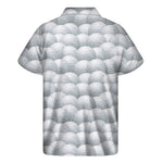 Big Golf Ball Pattern Print Men's Short Sleeve Shirt