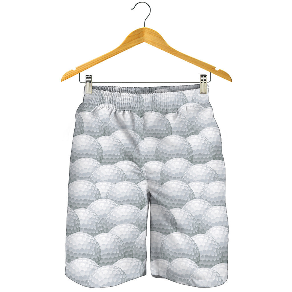 Big Golf Ball Pattern Print Men's Shorts