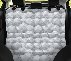 Big Golf Ball Pattern Print Pet Car Back Seat Cover