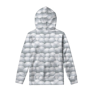 Big Golf Ball Pattern Print Pullover Hoodie