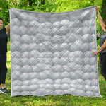 Big Golf Ball Pattern Print Quilt