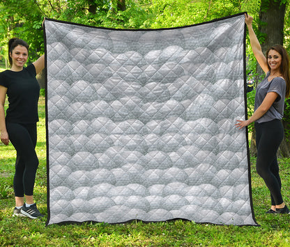 Big Golf Ball Pattern Print Quilt