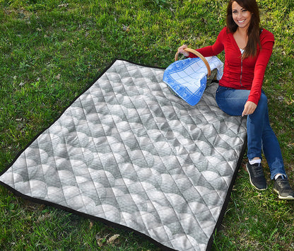 Big Golf Ball Pattern Print Quilt