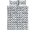 Big Golf Ball Pattern Print Quilt Bed Set