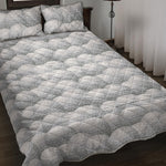 Big Golf Ball Pattern Print Quilt Bed Set
