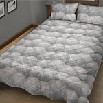 Big Golf Ball Pattern Print Quilt Bed Set