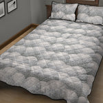 Big Golf Ball Pattern Print Quilt Bed Set