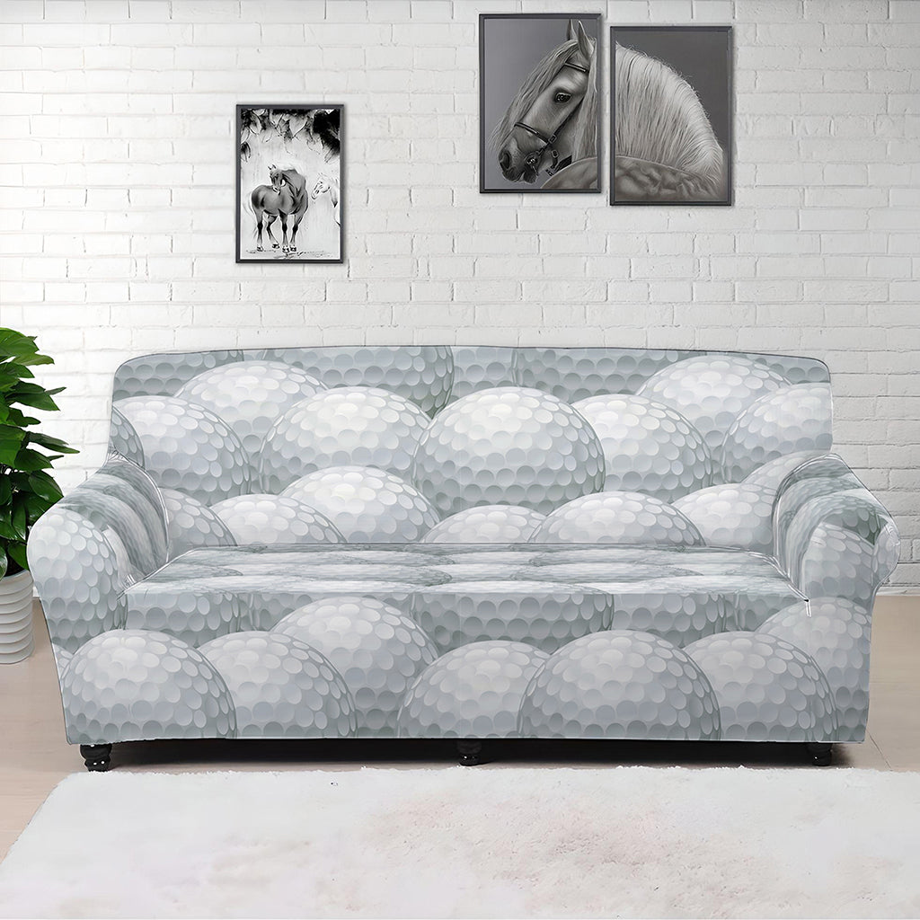 Big Golf Ball Pattern Print Sofa Cover